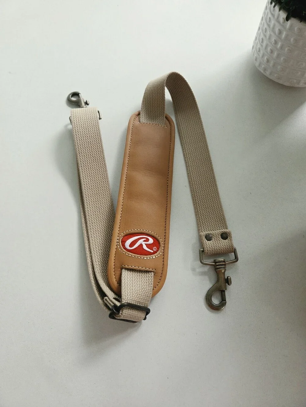 Rawlings Tan Leather Briefcase - Men’s Travel & Work Bag